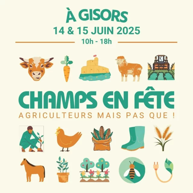 La fin de saison approche à grands pas 🥹
Mais ce week-end, vous pourrez tout de même retrouver nos fraises 🍓 (en plus petites quantités qu'habituellement) et nos produits dérivés de celles-ci sur 3 points de vente !!

Samedi 14 juin, nous serons à la Maison du Parc de Théméricourt pour fêter les 30 ans du Parc sur le Grand Marché des Producteurs.
Nous serons également au Comice Agricole de Gisors, samedi 14 et dimanche 15 juin, Champs en Fête - Agriculteurs mais pas que.
Et comme d'habitude vente au camion, D14 sortie n°18.

Infos pratiques :
• 30 ans du Parc - Maison du Parc à Théméricourt
samedi 14 juin, de 14h30 à 20h

• Comice Agricole de Gisors // Champs en Fête - Route de Boisgeloup à Gisors
Samedi 14 juin, de 10h à 18h
Dimanche 15 juin, de 10h à 18h

• Vente au camion, D14 sortie n°18 Cléry-en-Vexin / Nucourt
Samedi 14 juin, de 10h à ?? (fermetures possible dans la journée, selon ruptures et réapprovisionnements)
Dimanche 15 juin, de 10h à ?? (fermetures possible dans la journée, selon ruptures et réapprovisionnements)
.
————
🍓 #fraise #fraises #fraisier #fraisiers #fruit #fruitsrouges #rouge #fruitsdesaison #saison #printemps #spring #agriculture #agriculteur #producteur #producteurlocal #produitslocaux #produitsdesaison #champs #pleinchamp #strawberry #strawberries #cultures #nature #pnr #vexin #vexinfrançais #pnrvexinfrancais #valdoise #clery #ventedirecte