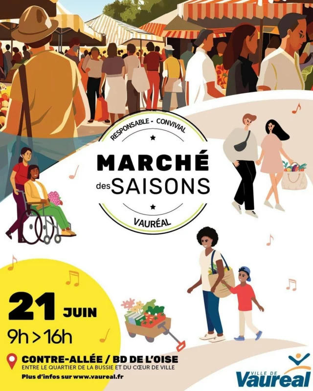 Ce samedi, on fête l'été à Vauréal !! ⛱🌞
Édition estivale du Marché des Saisons, ce sera de 9h à 16h dans la contre-allée du Boulevard de l'Oise à @villedevaureal 😊
On y retrouvera les copains : @lamaisonquifume_auvers, @ohtresors, @natacha_delices, @zenzymesmicrobrasserie et plein d'autres exposants avec de bons produits 🥰
————
🍓 #fraise #fraises #fraisier #fraisiers #fruit #fruitsrouges #rouge #fruitsdesaison #saison #printemps #spring #agriculture #agriculteur #producteur #producteurlocal #produitslocaux #produitsdesaison #champs #pleinchamp #strawberry #strawberries #cultures #nature #pnr #vexin #vexinfrançais #pnrvexinfrancais #valdoise #clery #ventedirecte